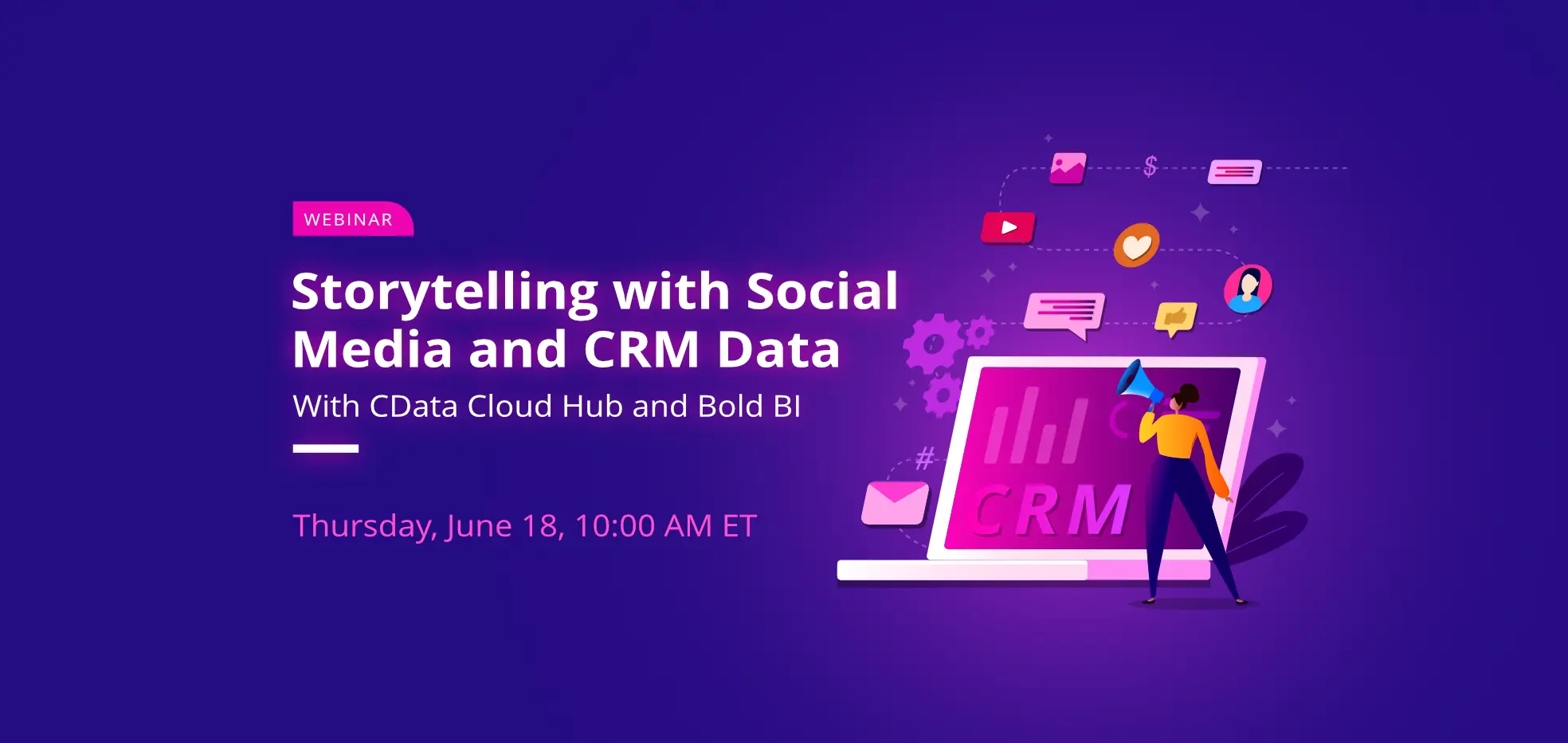 Announcing Storytelling With Social Media And CRM Data