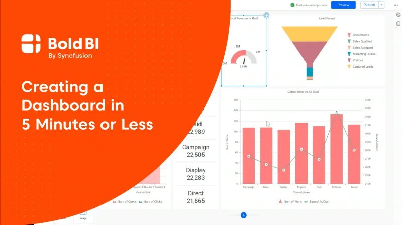 Creating A Dashboard In 5 Minutes Or Less With Bold BI