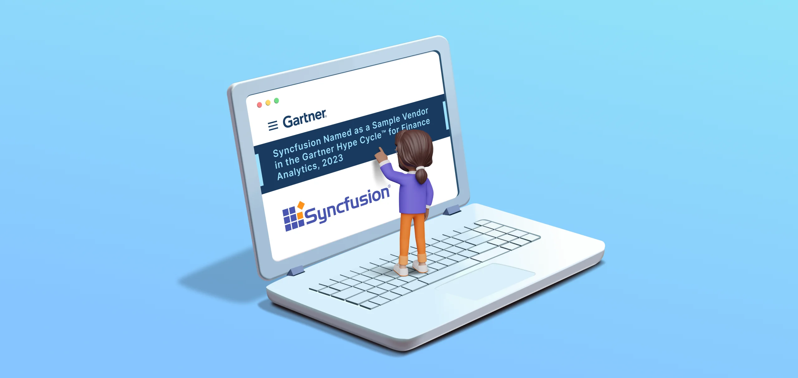 Syncfusion Named as a Sample Vendor in the Gartner Hype Cycle™ for Finance Analytics, 2023
