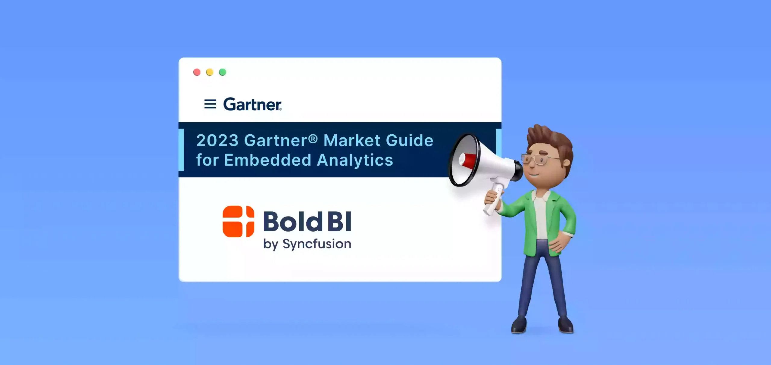 Syncfusion’s Bold BI Named in the 2023 Gartner® Market Guide for Embedded Analytics