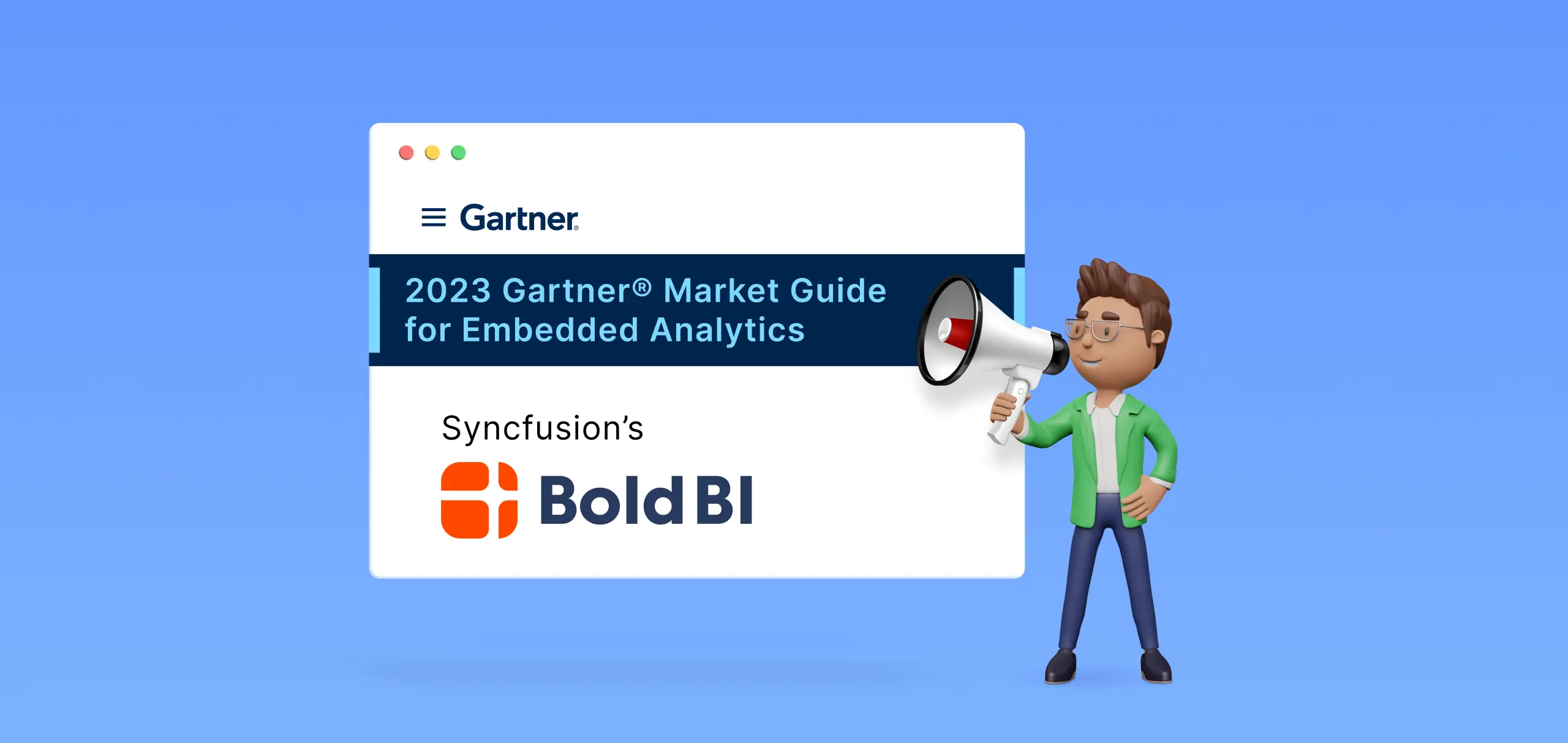 Syncfusion’s Bold BI Named in the 2023 Gartner® Market Guide for Embedded Analytics