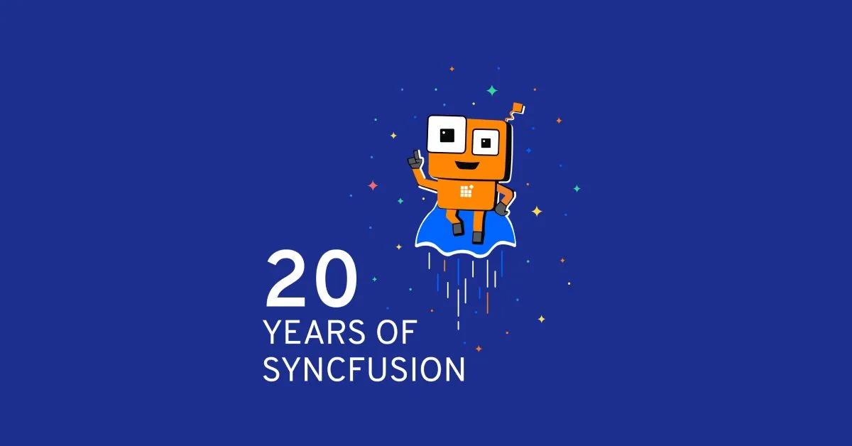 Syncfusion: Twenty Years in the Making Company celebrates two decades in business