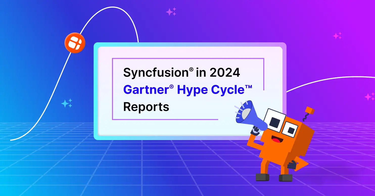 Syncfusion® Recognized in 2024 Gartner® Hype Cycle™ Reports